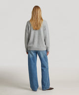 Cashmere Drop Shoulder V-Neck Cardigan