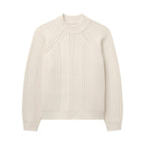 Cashmino Textured Crewneck Sweater