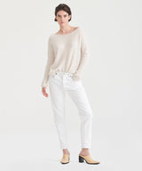 Lightweight Cashmere Boatneck Sweater