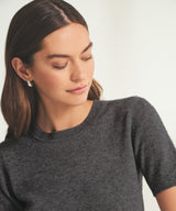 Lightweight Cashmere Short Sleeve Sweater