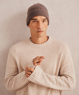 Signature Cashmere Ribbed Beanie