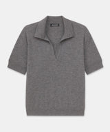 Super Fine Cashmere Short Sleeve Polo