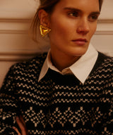 Luxe Lofty Alpaca Fair Isle Crewneck