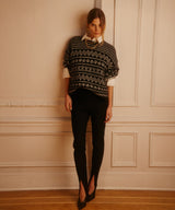 Luxe Lofty Alpaca Fair Isle Crewneck