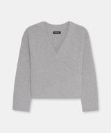 Super Luxe Cashmere Crossover Sweater